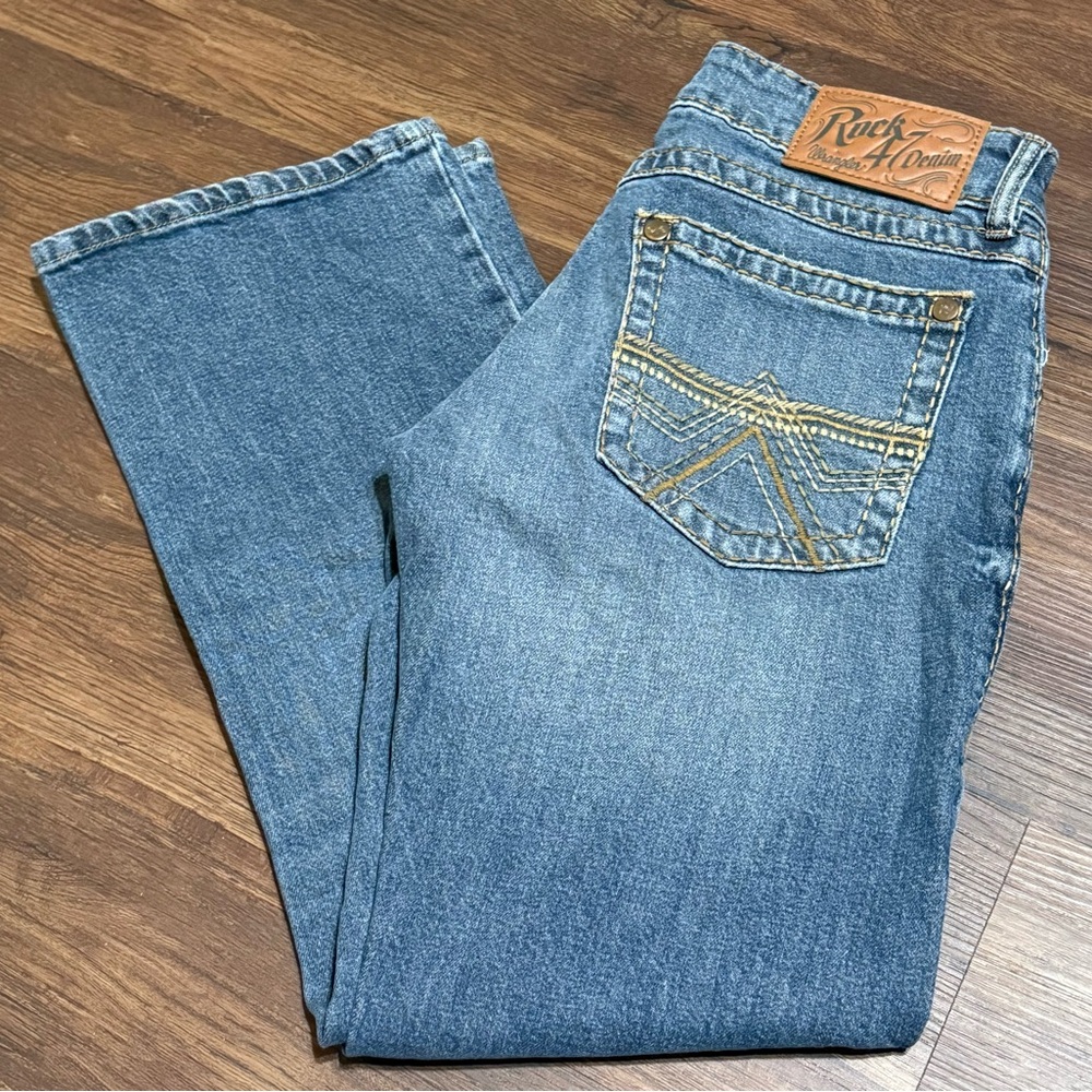 Rock Revival Denim with Gold Accents